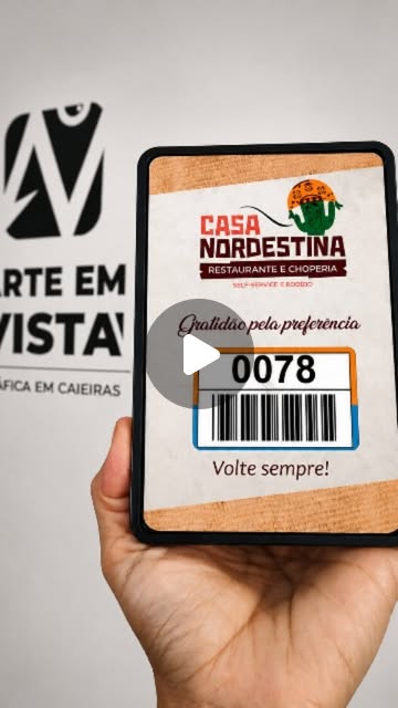 Publicação no Instagram da Arte em Vista Gráfica