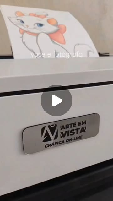 Publicação no Instagram da Arte em Vista Gráfica