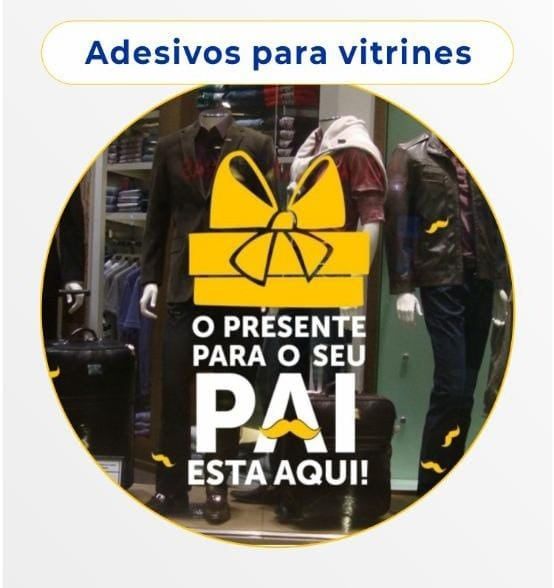 Adesivos para vitrine — exemplo 1 de 8