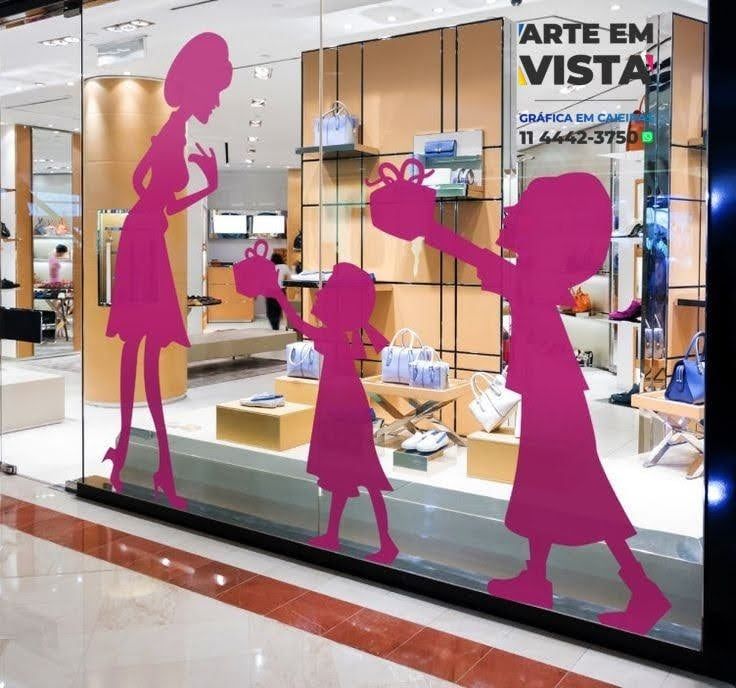 Adesivo de vitrine