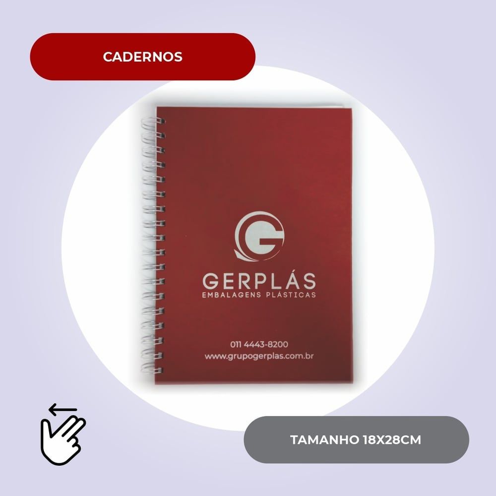 Cadernos — exemplo 1 de 9