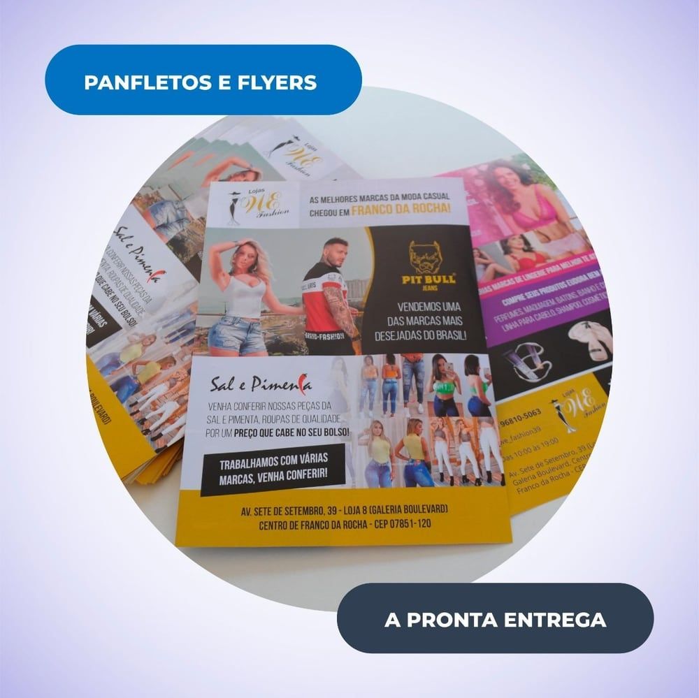 Panfletos/Flyers — exemplo 1 de 10