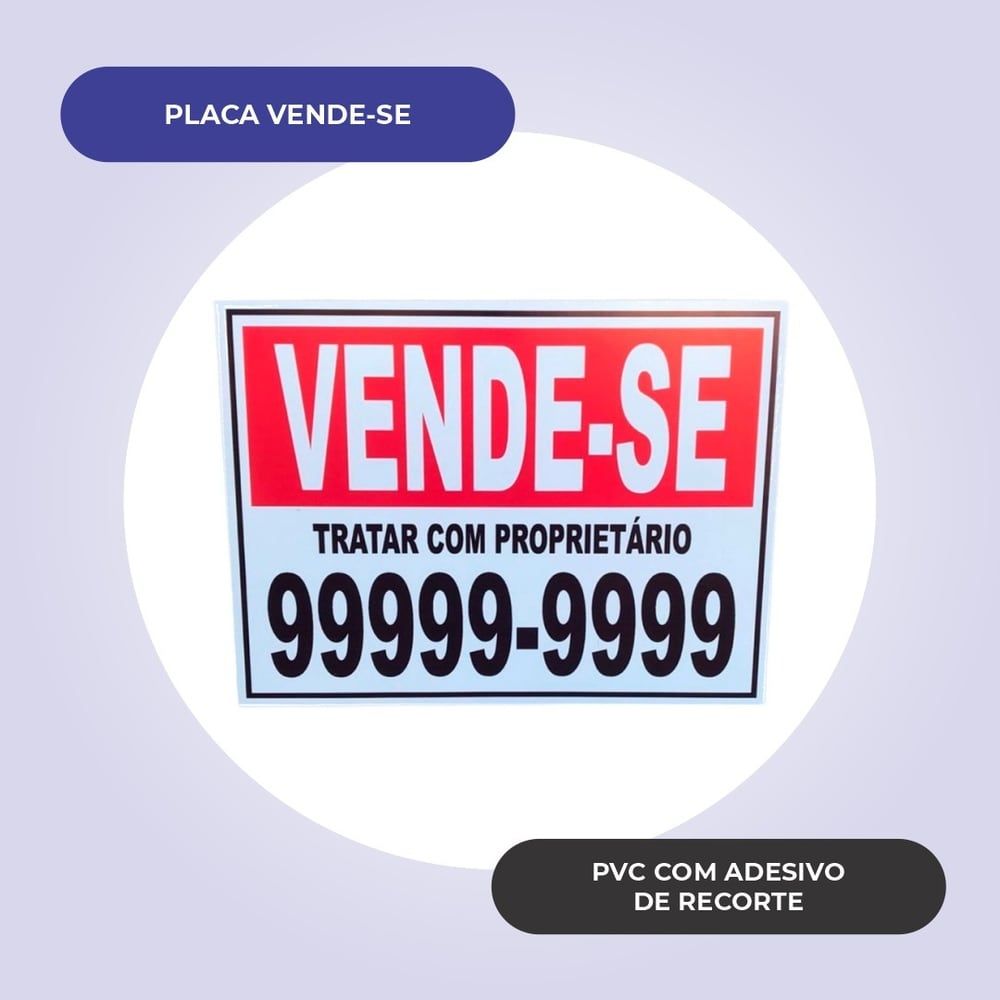 Placas personalizadas — exemplo 1 de 10